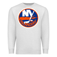 Oatmeal Heather Ny islanders Premium Sweatshirt - linhVisuals