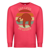 Cardinal say less do lesser funny sloth Premium Sweatshirt - linhVisuals