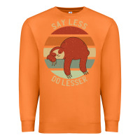 Carrot say less do lesser funny sloth Premium Sweatshirt - linhVisuals