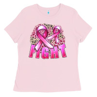 Bubblegum Pink fight cancer Ladies Tee - FaDigitalArtStudio