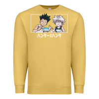 Antique Gold gon killua Premium Sweatshirt - linhVisuals