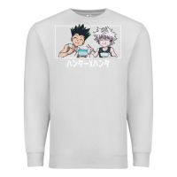 Dove Grey gon killua Premium Sweatshirt - linhVisuals