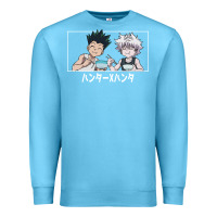 Ocean Blue gon killua Premium Sweatshirt - linhVisuals