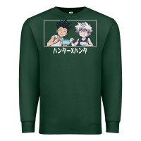 Sports Green gon killua Premium Sweatshirt - linhVisuals