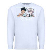 White gon killua Premium Sweatshirt - linhVisuals