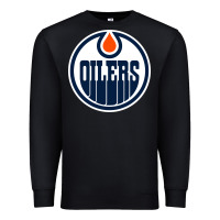 Black oilers Premium Sweatshirt - linhVisuals