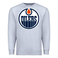 Heather Grey oilers Premium Sweatshirt - linhVisuals
