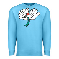 Ocean Blue yorkshire county cricket club Premium Sweatshirt - linhVisuals