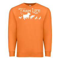 Carrot FARM LIFE ANIMAL Premium Sweatshirt - linhVisuals