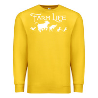 Lemon FARM LIFE ANIMAL Premium Sweatshirt - linhVisuals