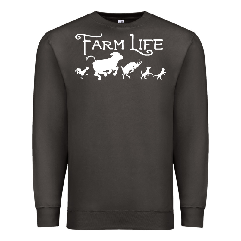 Farm Life Animal Premium Sweatshirt by linhVisuals | Teevron