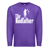 Purple Fishing The Rodfather Premium Sweatshirt - linhVisuals
