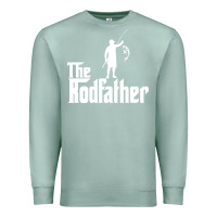 Seafoam Fishing The Rodfather Premium Sweatshirt - linhVisuals