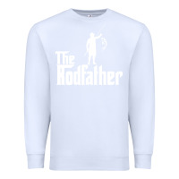 White Fishing The Rodfather Premium Sweatshirt - linhVisuals