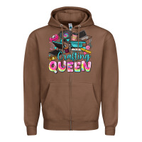 Chestnut crafting queen Zipper Hoodie - JahusDesignShop