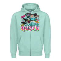 Seafoam crafting queen Zipper Hoodie - JahusDesignShop