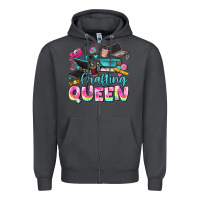 Smoke crafting queen Zipper Hoodie - JahusDesignShop