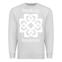 Dove Grey BREAKING BENJAMIN - BLACK AND WHITE Premium Sweatshirt - linhVisuals
