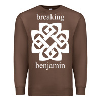 Chestnut BREAKING BENJAMIN - BLACK AND WHITE Premium Sweatshirt - linhVisuals