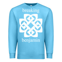 Ocean Blue BREAKING BENJAMIN - BLACK AND WHITE Premium Sweatshirt - linhVisuals