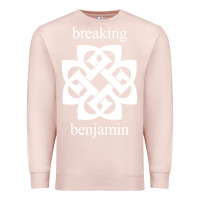 Pale Pink BREAKING BENJAMIN - BLACK AND WHITE Premium Sweatshirt - linhVisuals