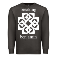 Smoke BREAKING BENJAMIN - BLACK AND WHITE Premium Sweatshirt - linhVisuals