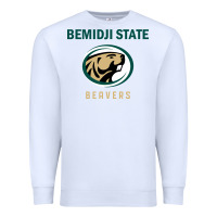 White bemidji state beavers, gear Premium Sweatshirt - linhVisuals