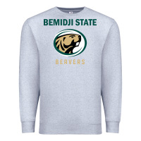Heather Grey bemidji state beavers, gear Premium Sweatshirt - linhVisuals