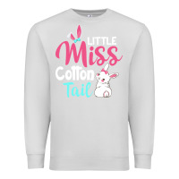Dove Grey little miss cottontail easter Premium Sweatshirt - linhVisuals
