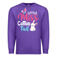 Purple little miss cottontail easter Premium Sweatshirt - linhVisuals