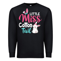Black little miss cottontail easter Premium Sweatshirt - linhVisuals