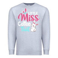Heather Grey little miss cottontail easter Premium Sweatshirt - linhVisuals