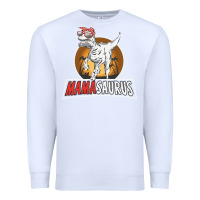 White mamasaurus Premium Sweatshirt - linhVisuals