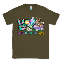 Army Green Peace love Easter Day Classic Tee - CowGirlArtShop