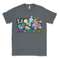 Charcoal Heather Peace love Easter Day Classic Tee - CowGirlArtShop
