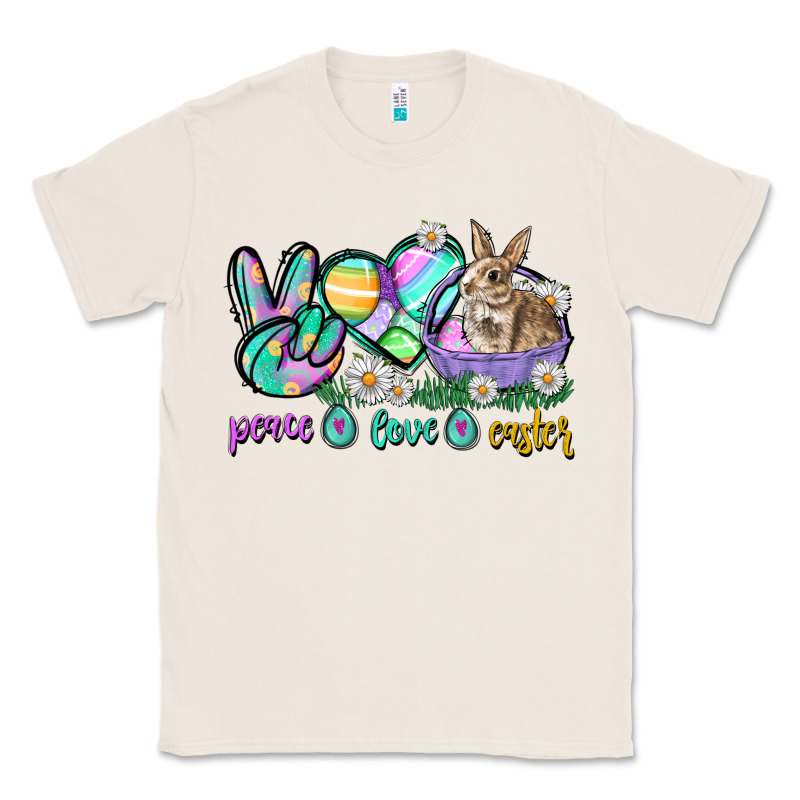 Peace Love Easter Day Classic Tee by CowGirlArtShop | Teevron