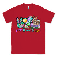 Red Peace love Easter Day Classic Tee - CowGirlArtShop