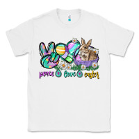 White Peace love Easter Day Classic Tee - CowGirlArtShop