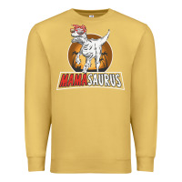 Antique Gold mamasaurus Premium Sweatshirt - linhVisuals
