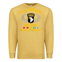 Antique Gold Airborne 101st division Premium Sweatshirt - linhVisuals