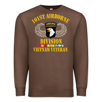 Chestnut Airborne 101st division Premium Sweatshirt - linhVisuals