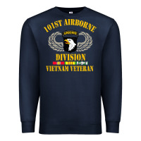 Navy Airborne 101st division Premium Sweatshirt - linhVisuals
