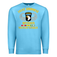 Ocean Blue Airborne 101st division Premium Sweatshirt - linhVisuals
