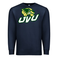 Navy UVU, education Premium Sweatshirt - linhVisuals