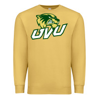 Antique Gold UVU, education Premium Sweatshirt - linhVisuals