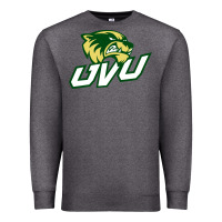 Charcoal Heather UVU, education Premium Sweatshirt - linhVisuals