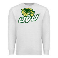 Oatmeal Heather UVU, education Premium Sweatshirt - linhVisuals