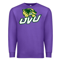 Purple UVU, education Premium Sweatshirt - linhVisuals