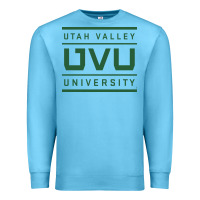 Ocean Blue uvu, utah valley, education Premium Sweatshirt - linhVisuals