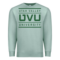Seafoam uvu, utah valley, education Premium Sweatshirt - linhVisuals